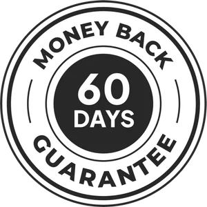 HoneyVital 60 days money-back guarantee badge